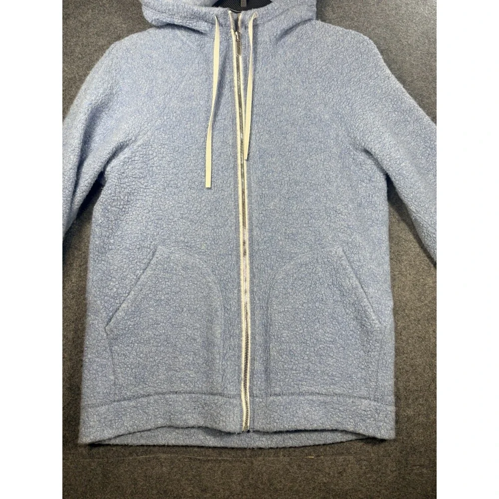 Lululemon Wool-Blend Full Zip Hoodie Light Blue Size 4